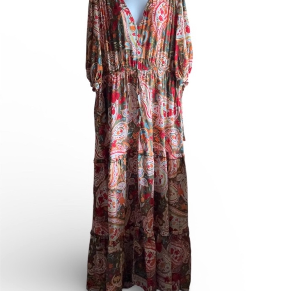 Dreamcatcher Maxi Dress Multicolor Size 20
